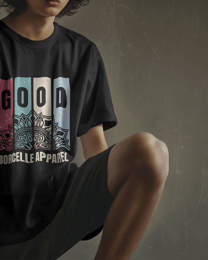 GOOD VIBES Graphic T-Shirt – Stylish & Positive ✨🌿 - The Baggy Vibe