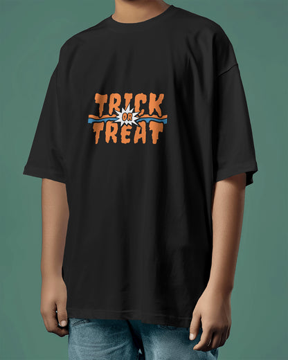 Trick or Treat Retro Halloween T-Shirt – Spooky &amp; Fun Vibes 🎃👻 - The Baggy Vibe