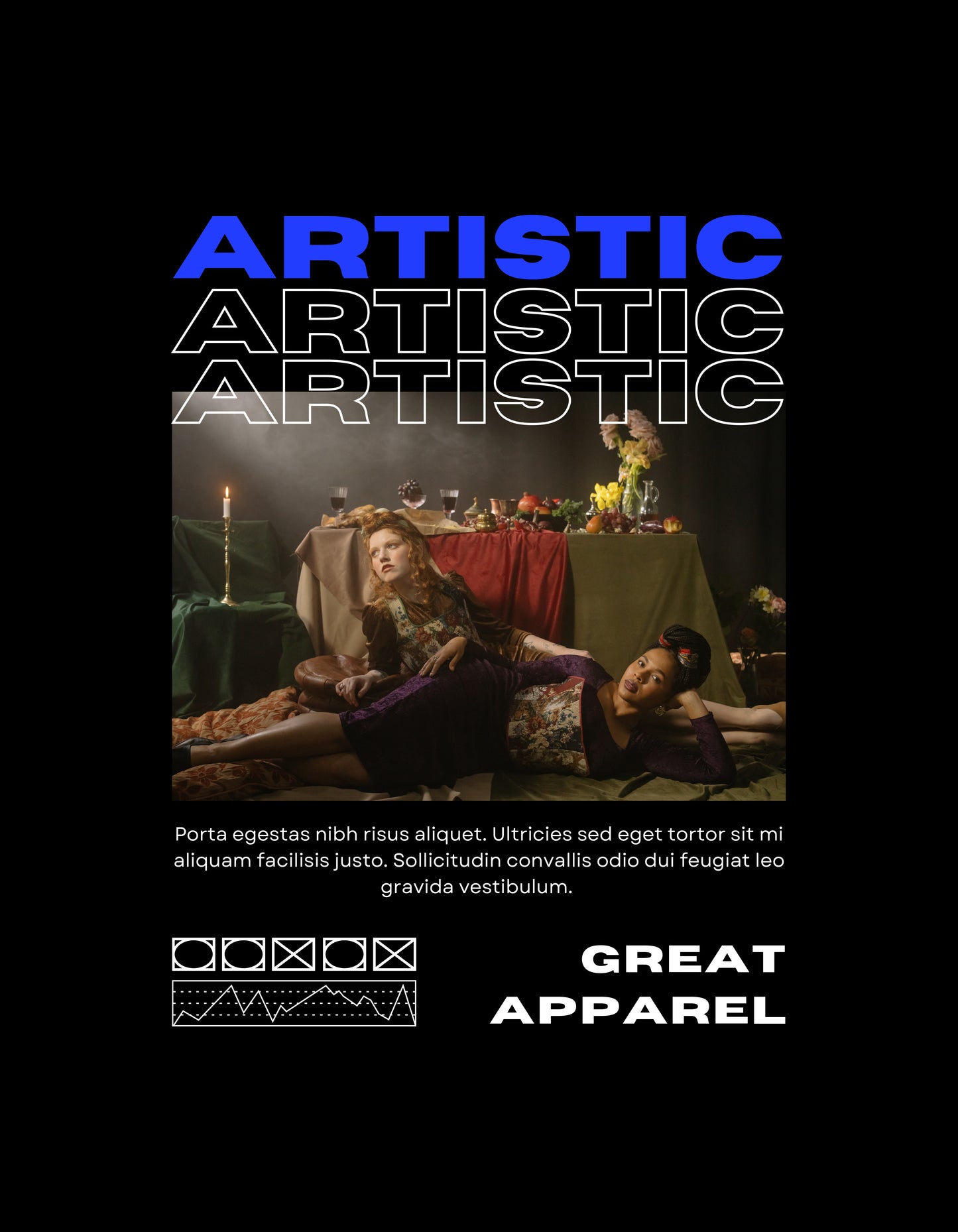 "Artistic Expression" Graphic T-Shirt - The Baggy Vibe