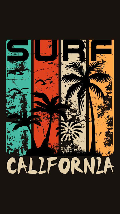 Surf California Vintage T-Shirt - The Baggy Vibe