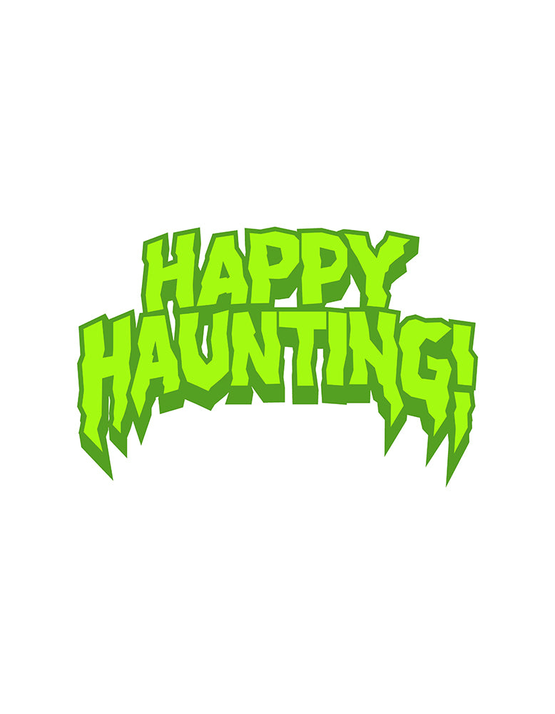 Happy Haunting Slime Ghost T-Shirt - The Baggy Vibe