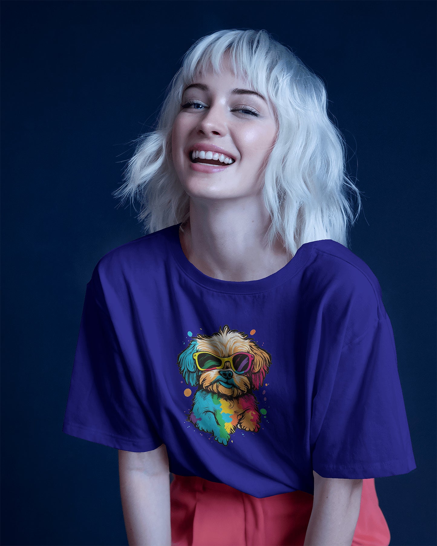 Cool Pup Vibes Oversized T-Shirt - The Baggy Vibe