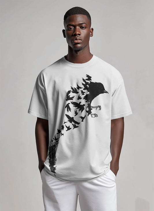 Flight of Freedom Oversized Tee - The Baggy Vibe