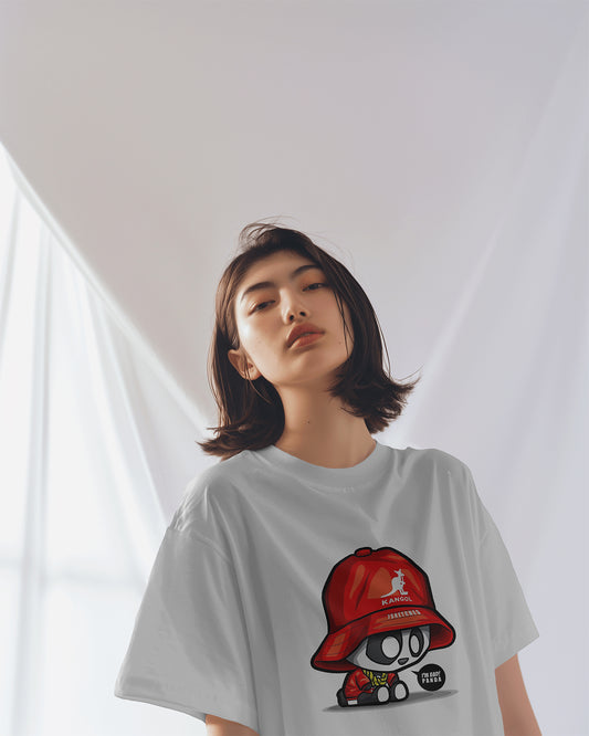 Hip-Hop Panda Oversized Tee - The Baggy Vibe