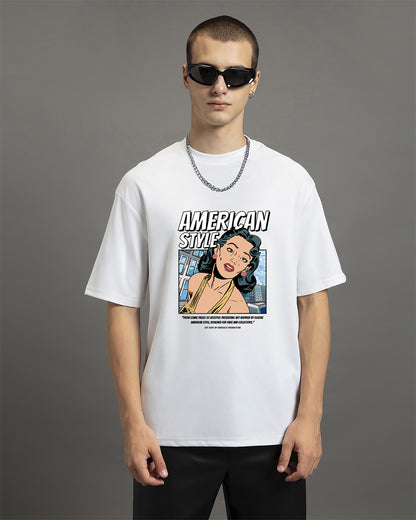 American Style Retro Comic Tee - The Baggy Vibe