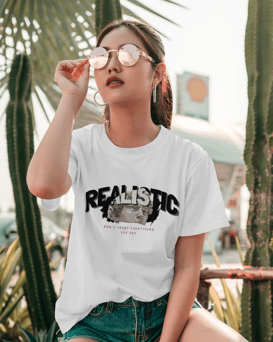 Realistic Illusion T-Shirt – Question Your Perspective - The Baggy Vibe