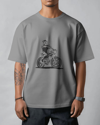 Moto Rider Shadow Tee - The Baggy Vibe