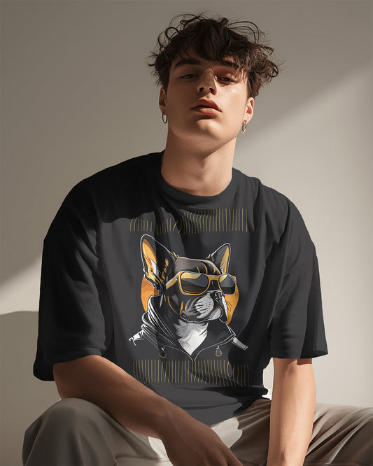 The Rebel Pup Oversized Tee - The Baggy Vibe