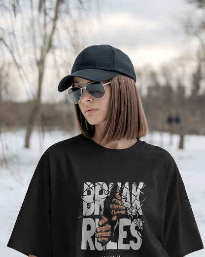 Break the Rules Oversized T-Shirt - The Baggy Vibe