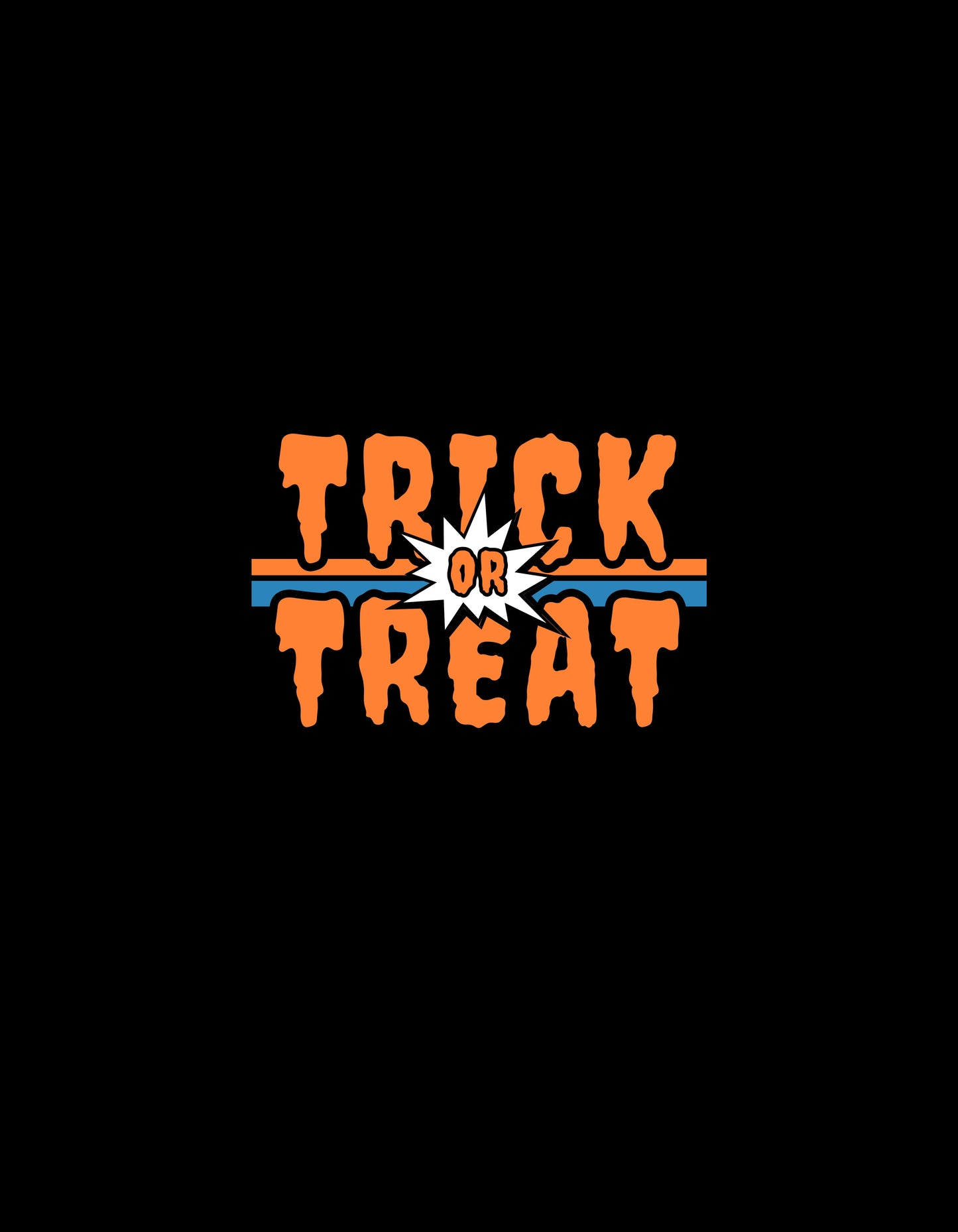 Trick or Treat Retro Halloween T-Shirt – Spooky &amp; Fun Vibes 🎃👻 - The Baggy Vibe