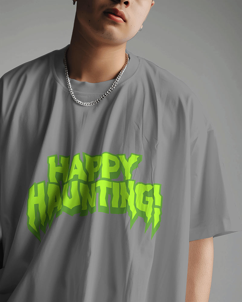 Happy Haunting Slime Ghost T-Shirt - The Baggy Vibe