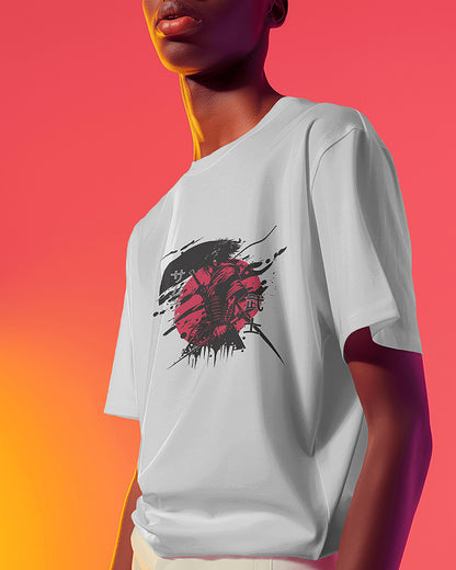 Samurai Warrior Graphic T-Shirt - The Baggy Vibe