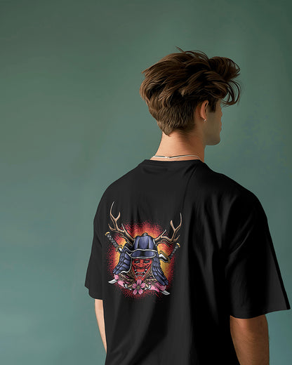 Samurai Warrior Graphic T-Shirt - The Baggy Vibe