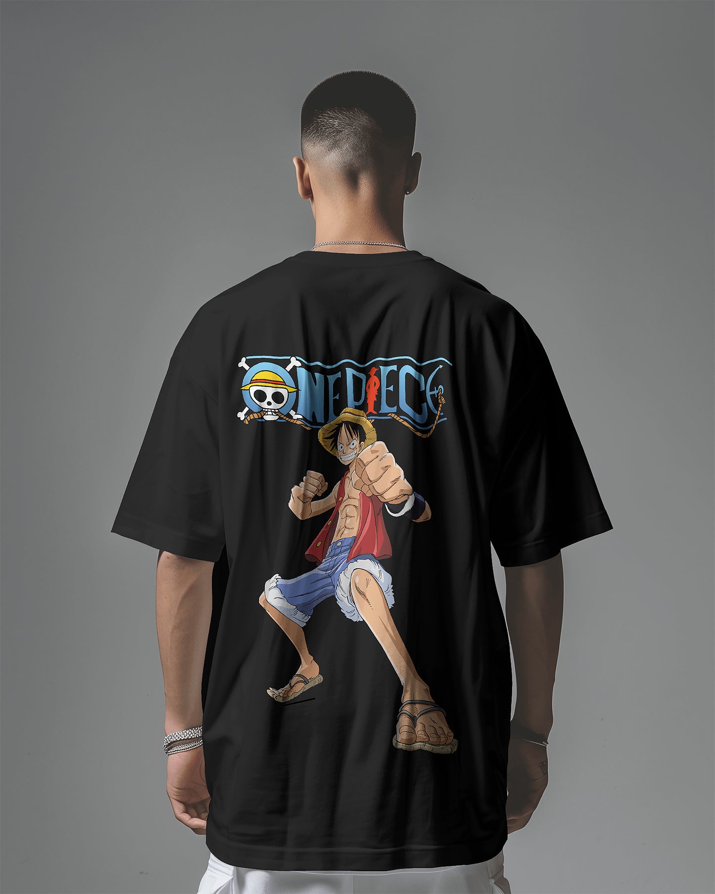 One Piece Monkey D. Luffy Oversized T-Shirt - The Baggy Vibe